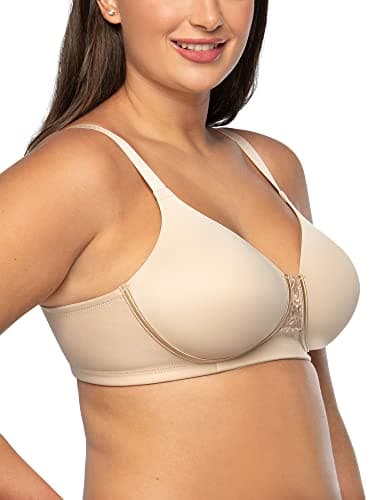 Vanity Fair Full Figure Beauty Back Smoothing Bra, 4 Way Stretch, Lightly Lined Cups