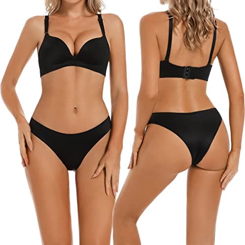 Women's Satin Bikini Underwear - Sexy, Seamless, and Breathable
