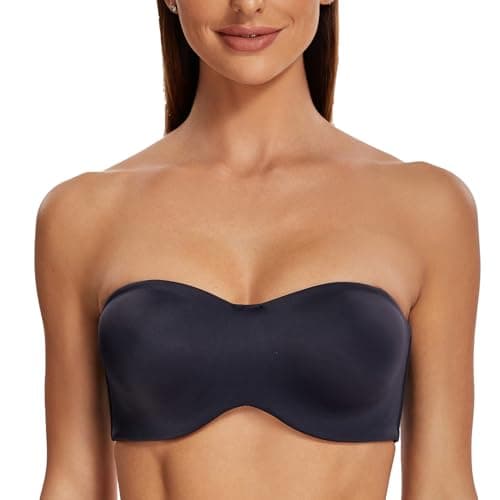 MELENECA Women's Underwire Strapless Bra for Large Bust Minimizer