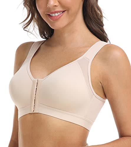 DotVol Women's Comfort Wirefree Back Support Bra