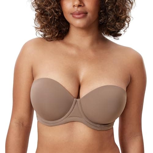 Delimira Plus Size Multiway Strapless Underwire Bra