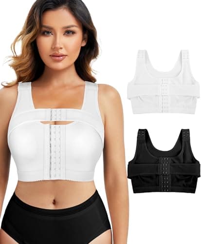 RDSIANE Post-Surgery Front Closure Bra for Women Posture SupportCompression Shapewear…