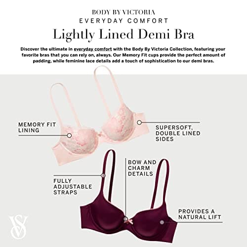 Victoria's Secret Women's Lightly Lined T-Shirt Bra 32A-38DDD
