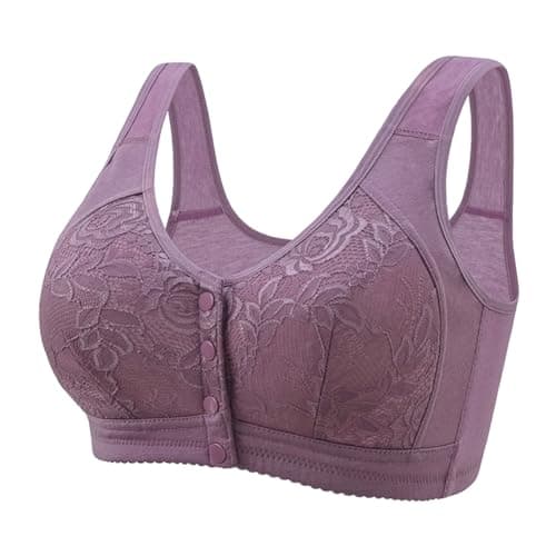 Breathable, Comfortable Daisy Bras for Older Women with Front Closure