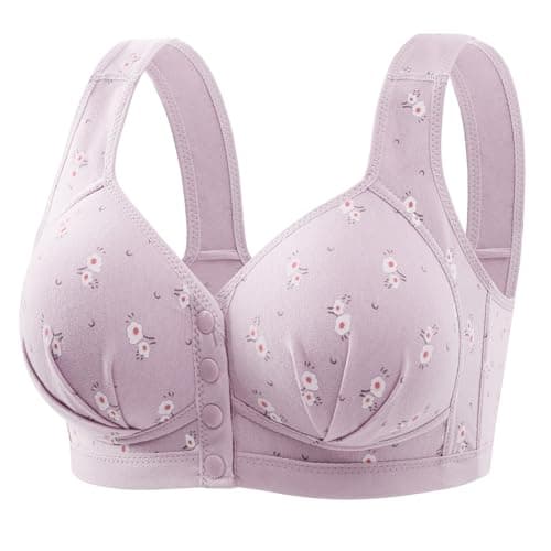Full Coverage Breathable Daisy Bras for Older Women