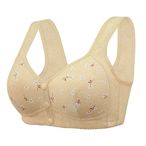 Comfortable Breathable Daisy Bra for Older Women Plus Size No Underwire