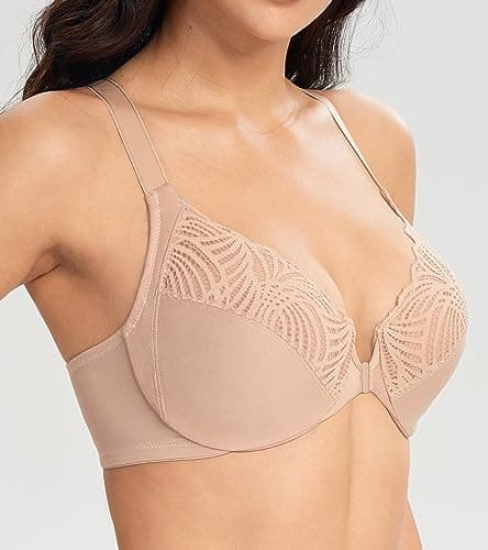 Lemorosy Full Figure Women's Plus Size Underwire Bra