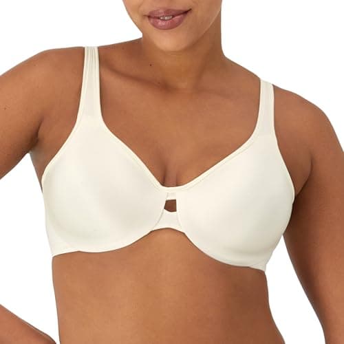 Lilyette Women's Comfortable Plunge Keyhole Bra