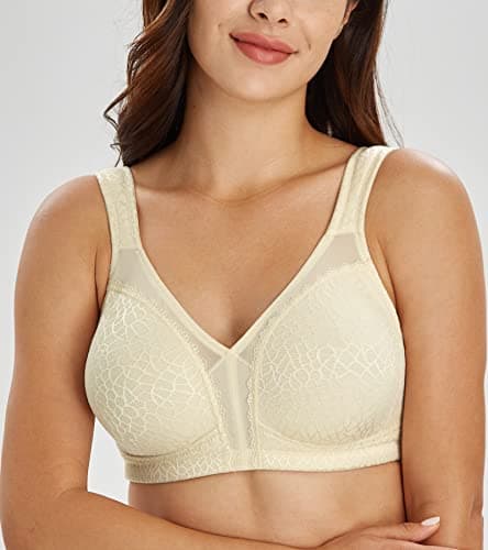 Lemorosy Plus Size Full Coverage Minimizer Bra - Comfort and Support