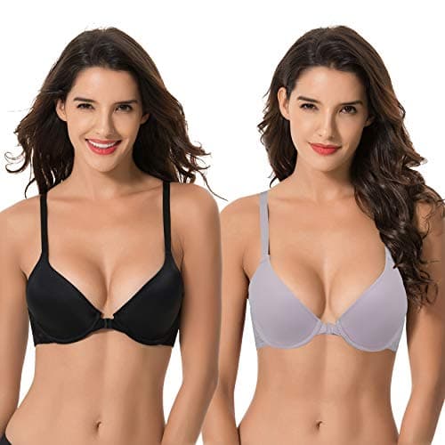 Muse Women's Plus Size Full Coverage Underwire Bra-2PK