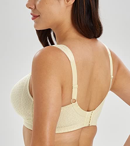 Lemorosy Plus Size Full Coverage Minimizer Bra - Comfort and Support