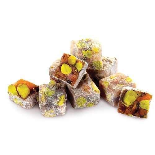 Turkish Delight with Pistachio in Wooden Box - 8.82 oz