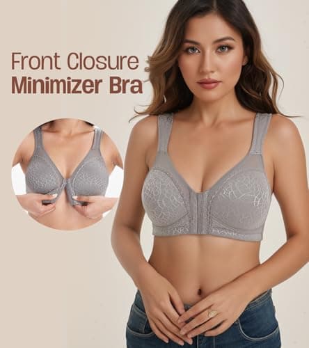 Front Closure Posture Bra for Everyday Back Support
