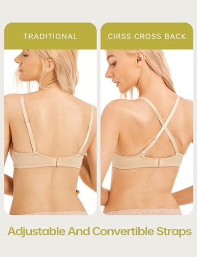 Women's Push-Up Bra with Deep V Plunge