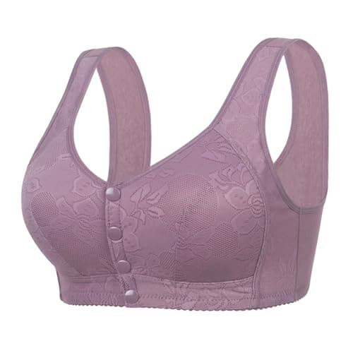 Breathable, Comfortable Daisy Bras for Older Women with Front Closure