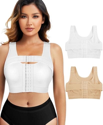 RDSIANE Post-Surgery Front Closure Bra for Women Posture SupportCompression Shapewear…