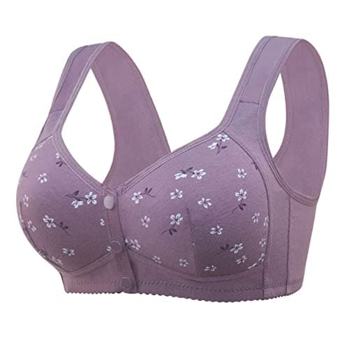 Comfortable Breathable Daisy Bra for Older Women Plus Size No Underwire