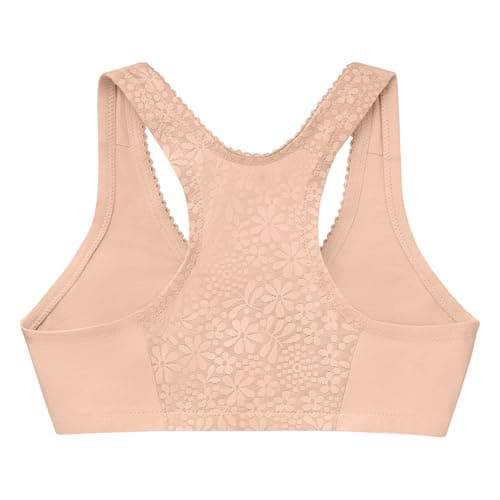 Glamorize Women's Plus Size Cotton T-Back Wirefree Bra #1908