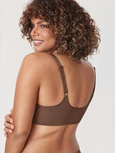 DELIMIRA Plus Size Front Closure Lace Plunge Underwire Bra
