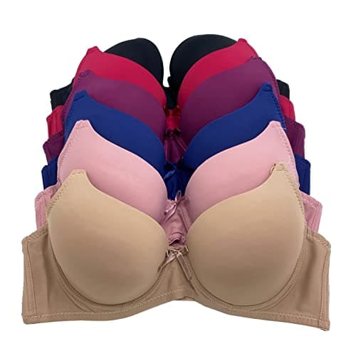6pcs Iheyi ADD 2-Cuppushup Bra, Extreme Thick Padding, 32B-40C