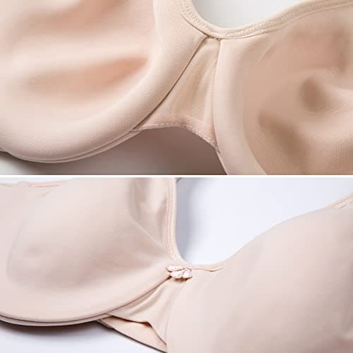 DELIMIRA Plus Size Minimizer Underwire Bra for Smooth Coverage