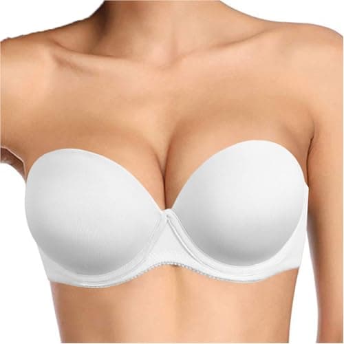 Plusexy Women's Push-Up Bra - Thick Padded Underwire(Strapless, Convertible)