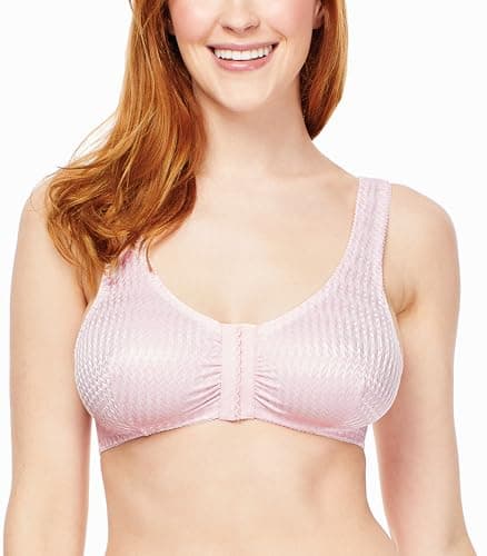 Carole Martin Women's Wireless Front Closure Comfort Bra