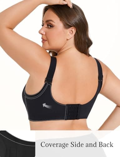 Plusfree Full Coverage Padded Minimizer Bra No Underwire Smooth Back Fat