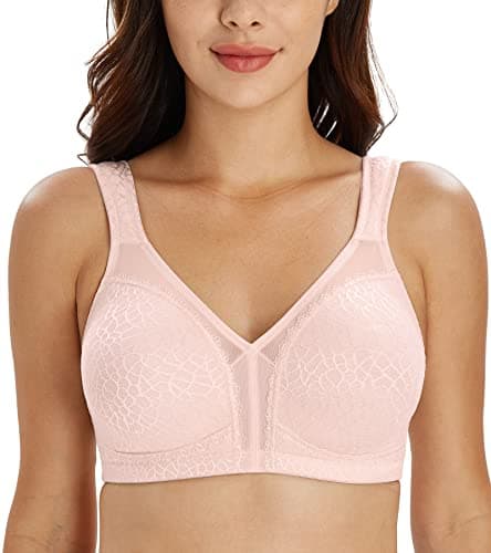Lemorosy Plus Size Full Coverage Minimizer Bra - Comfort and Support