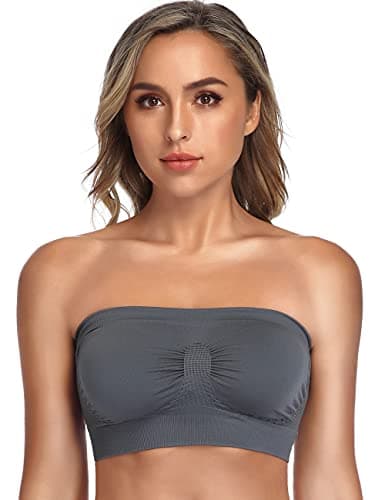 Angoool Wireless Slip-On Bralette with Silicone Bandeau Tops