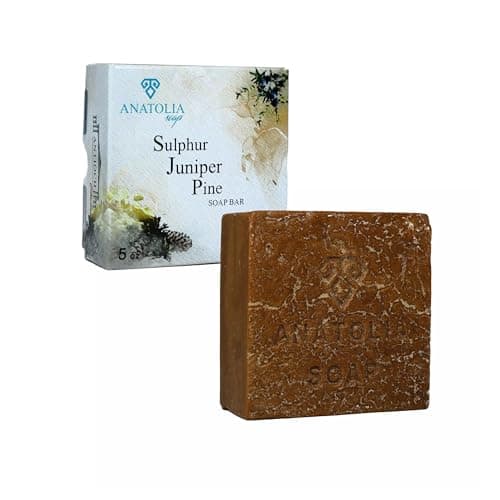 Organic Pine Juniper Sulphur Soap for Men and Women - 5 oz