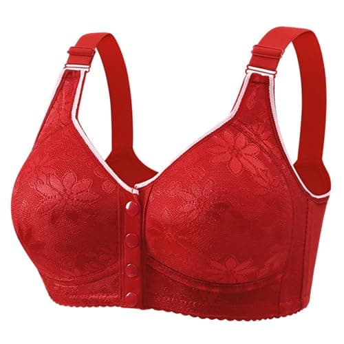 Comfortable Breathable Daisy Bra for Older Women Plus Size No Underwire