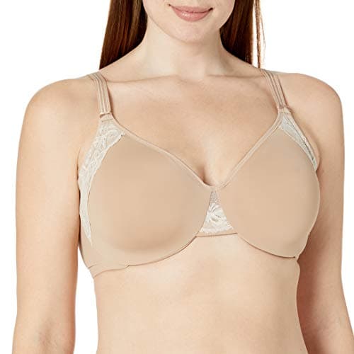 Olga Cloud 9 Minimizer Bra for Plus Size Women, Toasted Almond, 38D