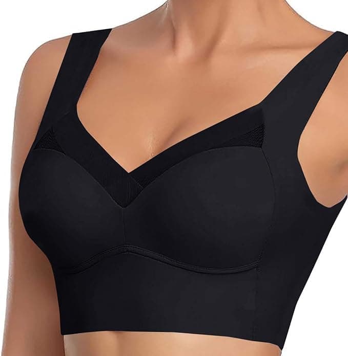 SHAOBGE Zen Chic Seamless Wireless Pushup Bra with Lysine Charm