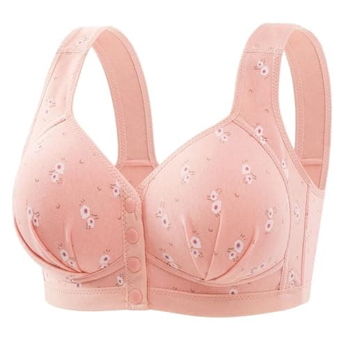 Full Coverage Breathable Daisy Bras for Older Women
