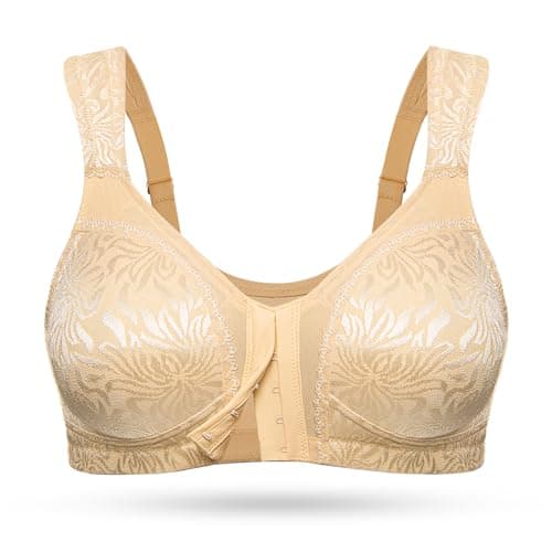 Wingslove Women's Front Closure Minimizer Bra Plus Size