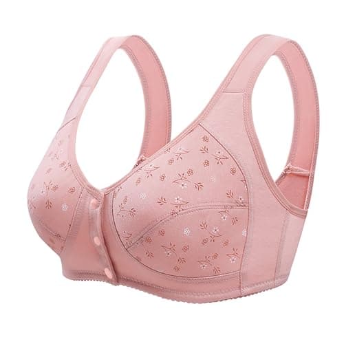 Comfortable Breathable Daisy Bra for Older Women Plus Size No Underwire