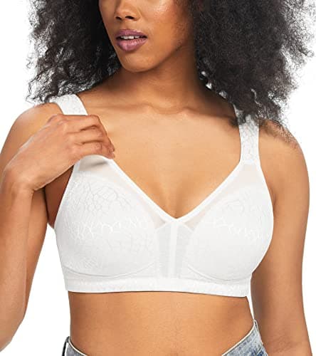 HACI Women's Minimizer Bra - Large Bust Support, Full Coverage, Plus Size