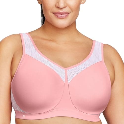 Glamorous High Impact Wonderwire Sports Bra for Plus Size Full Figures #9066