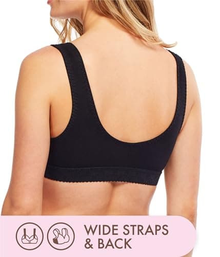 Carole Martin Full-Freedom Wireless Cotton Bra for Women