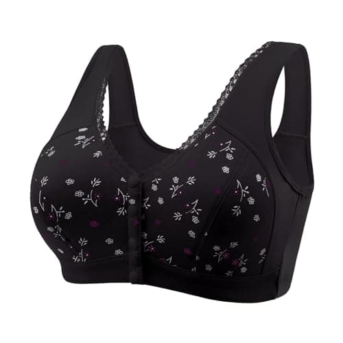 Comfortable Daisy Bras for Older Women with Front Closure