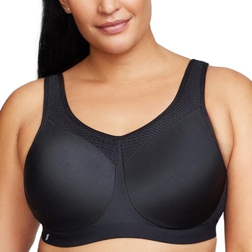 Glamorous High Impact Wonderwire Sports Bra for Plus Size Full Figures #9066