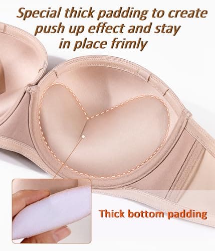 DotVol Women's Multiway Convertible Push-Up Bra
