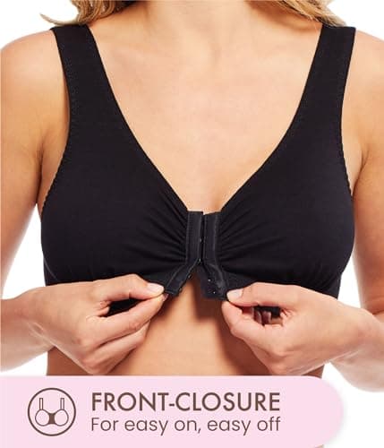 Carole Martin Full-Freedom Wireless Cotton Bra for Women