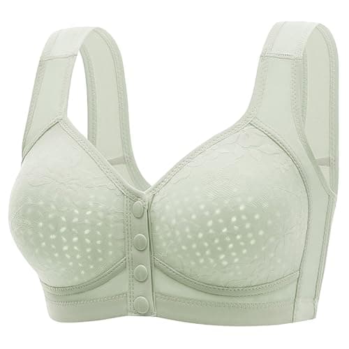Uorcsa Comfortable Daisy Bra for Seniors, Light and Breathable Sleep Bra