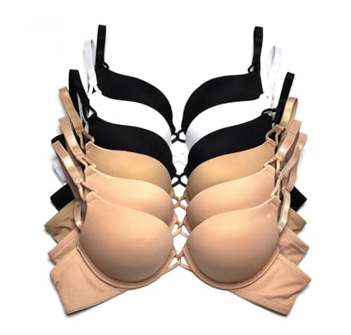 6pcs Iheyi ADD 2-Cuppushup Bra, Extreme Thick Padding, 32B-40C
