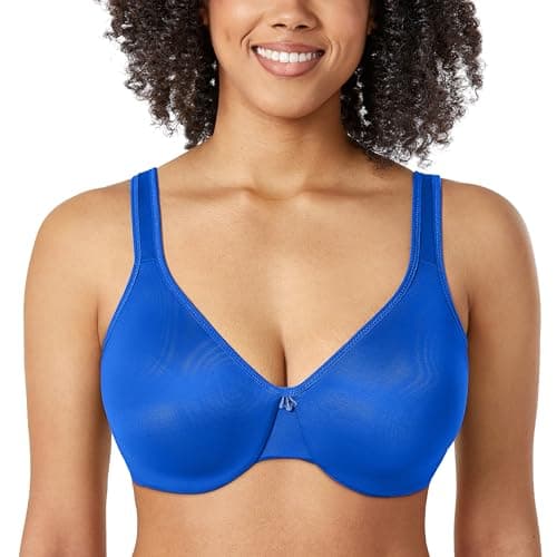 CALVENA Women's Full Coverage Plus Size Minimizer Bra
