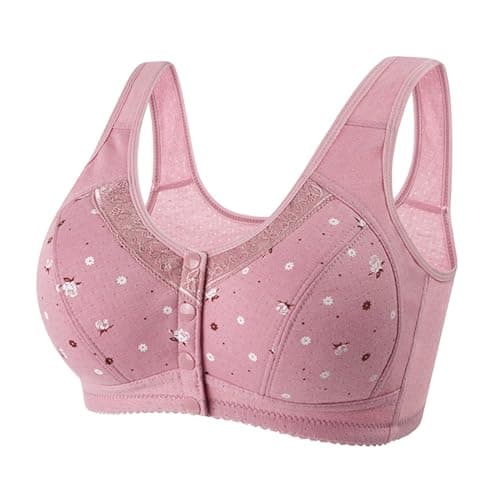 Breathable, Comfortable Daisy Bras for Older Women with Front Closure