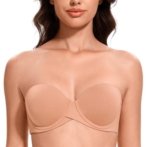 MELENECA Women's Stay Put Padded Cup Underwire Push-Up Bra