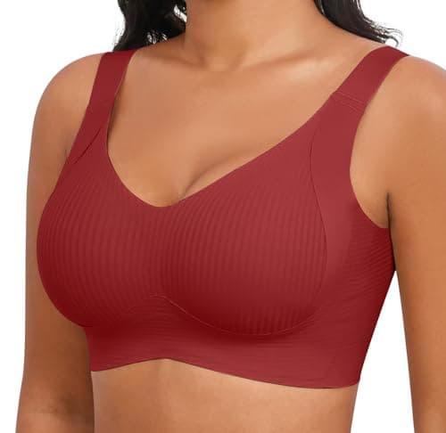 Xcutting Plus Size Wireless Bras for Women - Comfortable Full Coverage